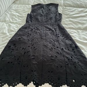 THEORY. black lace sleeveless summer dress. Size 0. Never worn